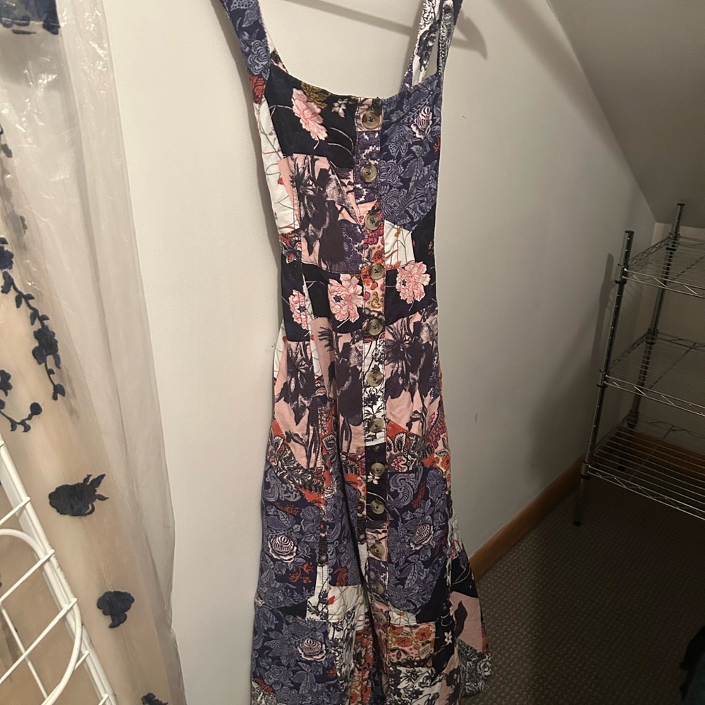 Anthropologie Multicolor Floral Maxi Dress
